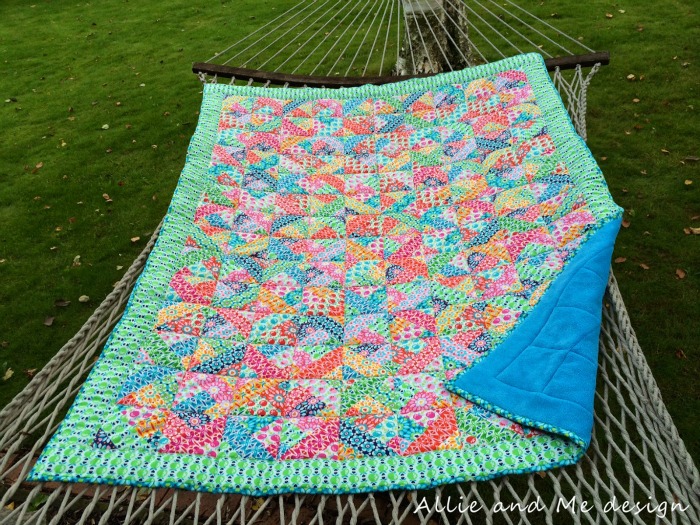 Surprise Surprise Jelly Roll Quilt by Allie and Me design