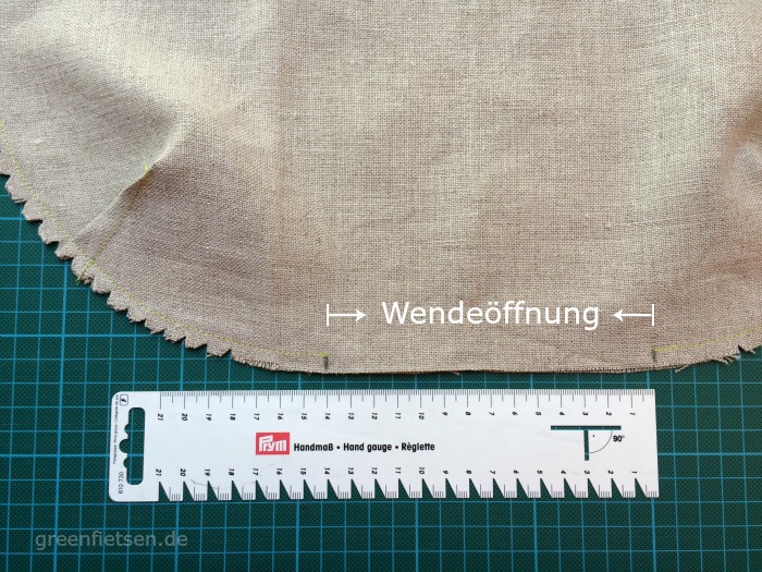 Free Tutorial | Mozzie Bag - Seiten und Boden der Innentasche schließen