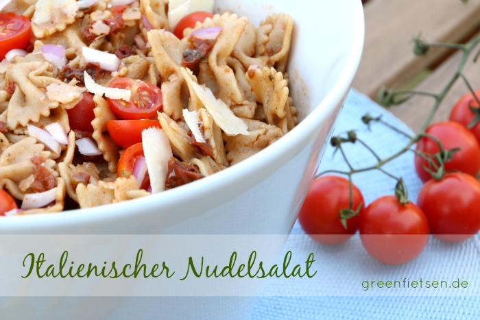 Rezept | Italienischer Nudelsalat mit getrockneten Tomaten und Parmesan