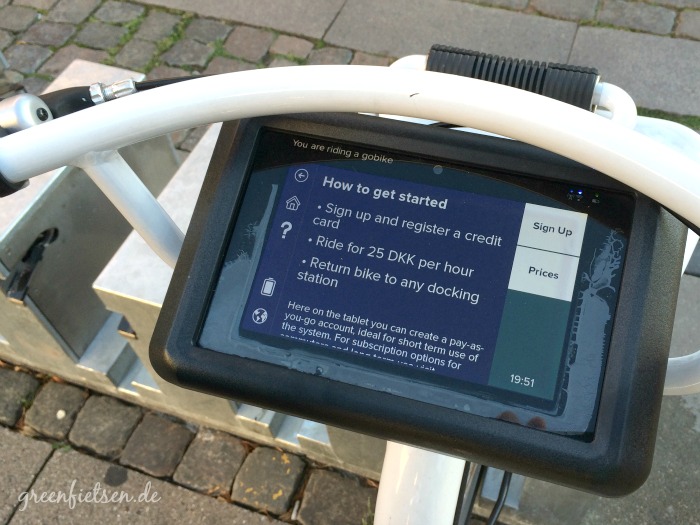 gobike - öffentliches Fahrradverleihsystem in Kopenhagen
