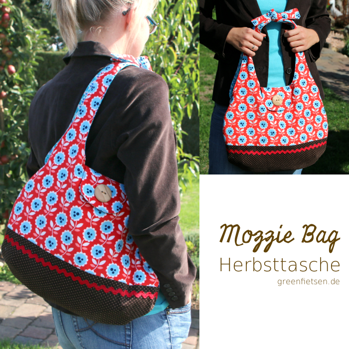 Mozzie Bag - aus Cord und mit Verschlusslasche eine tolle Herbsttasche