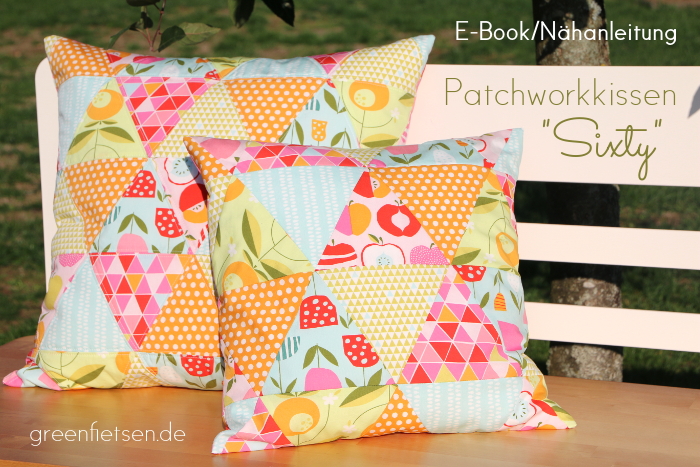 E-Book Sixty - Patchworkkissen aus Dreiecken | Triangle-Kissen