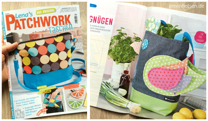 Die Mozzie Bag in der Lena's Patchwork Taschen 53/2016