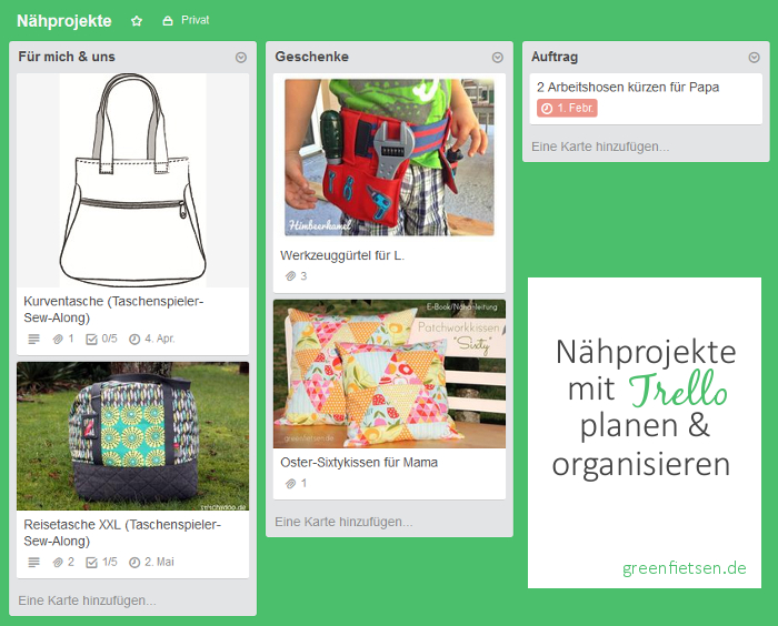 Simplify Nähen | Nähprojekte mit Trello planen und organisieren