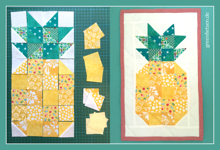 Ananas Mini Quilt