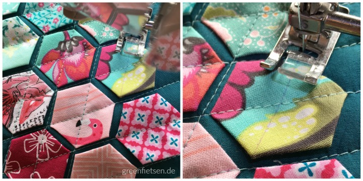 Tutorial | Modern Hexies quilten (English Paper Piecing)