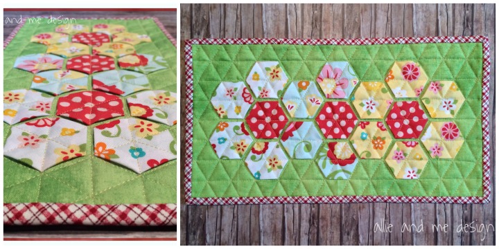 Blumiger Mini-Quilt von Gesine (Allie & Me)