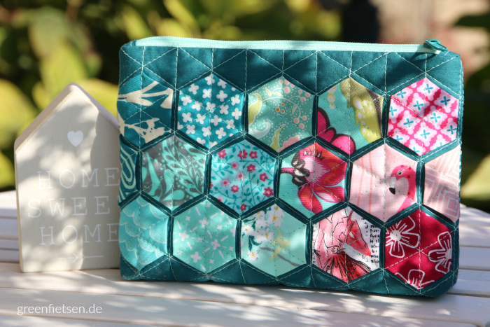 Tasche mit Flying Hexies / Modern Hexies