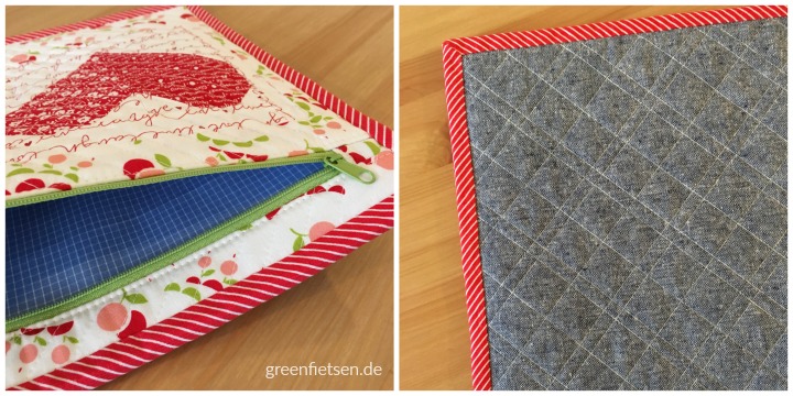 Mappe mit Herz-Quiltblock & 7 Nähtipps für dich