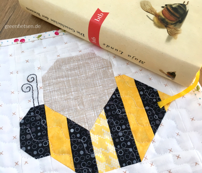 Mini Quilt mit Biene (Spelling Bee von Lori Holt)