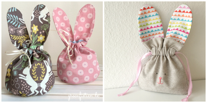 Hasenohrentäschchen & Drawstring Bunny Bag