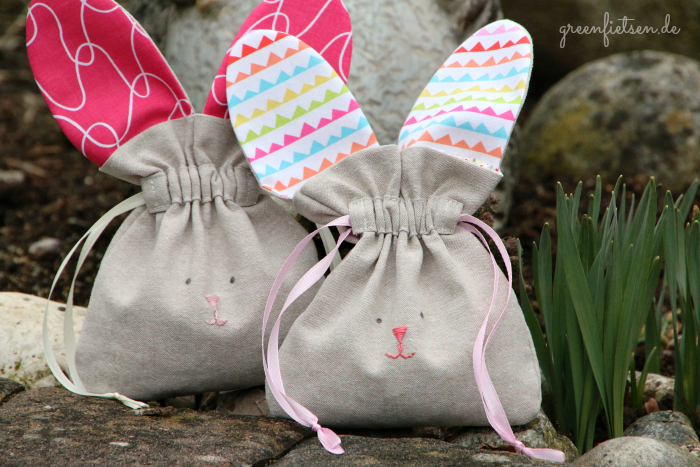 Hasen-Täschchen | Drawstring Bunny Bag