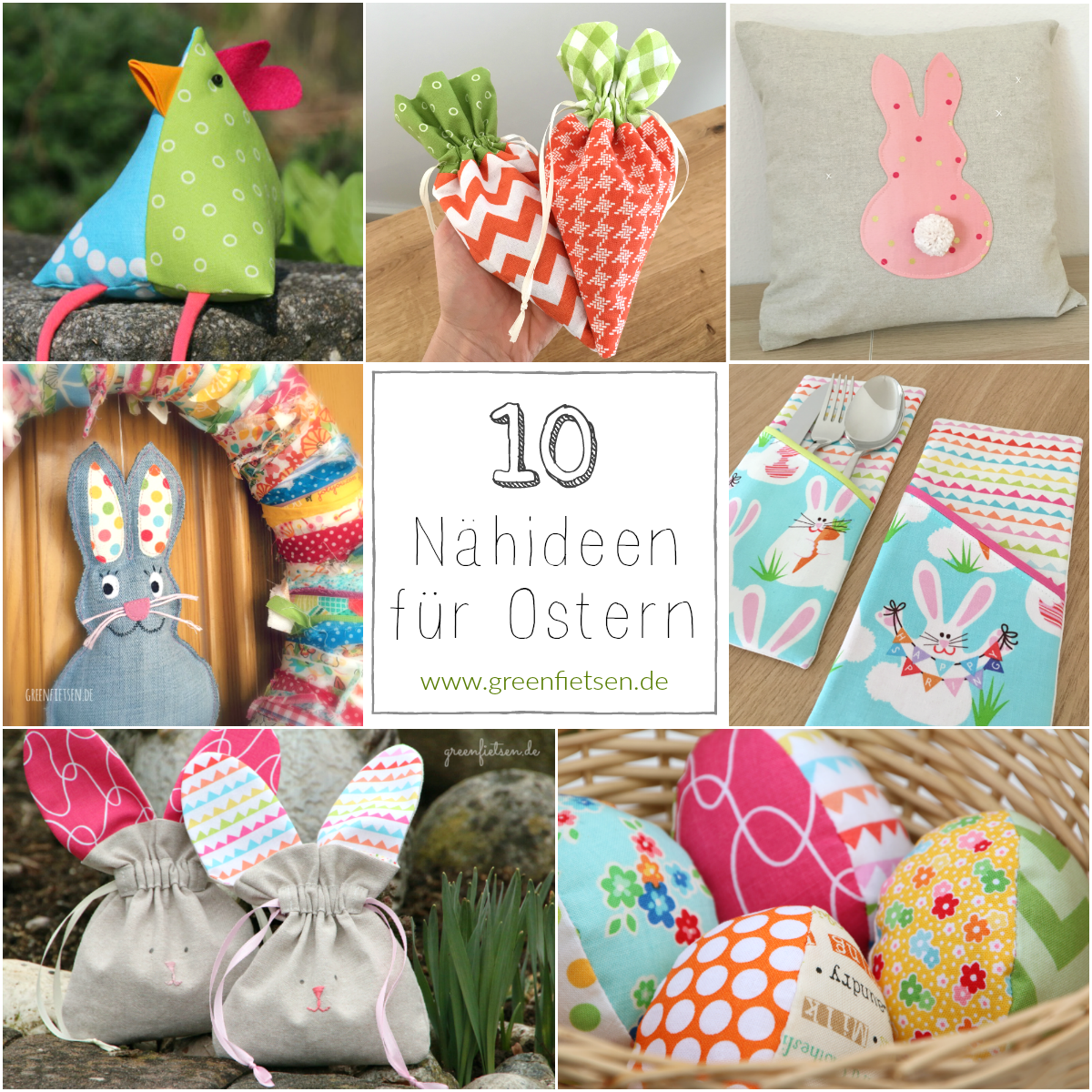 10+ Nähideen für Ostern