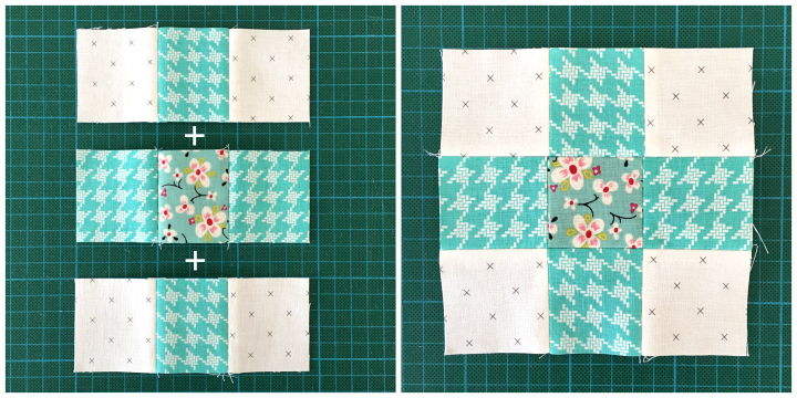 Criss Cross Quiltblock