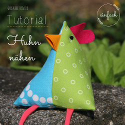 Tutorial Osterhuhn nähen