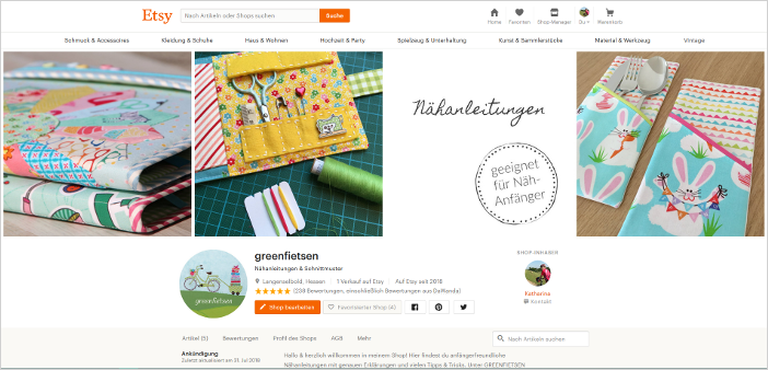 Etsy-Shop greenfietsen