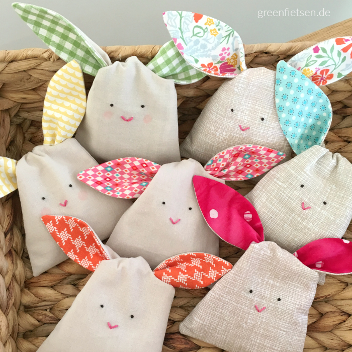 Hasen-Stoffbeutel {Bunny Treat Bags}