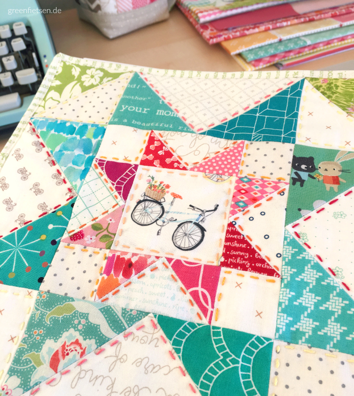 Eight Hands Around Mini Quilt