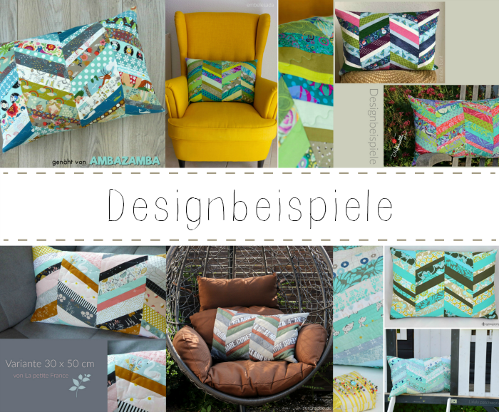 Herringbone-Kissen Designbeispiele