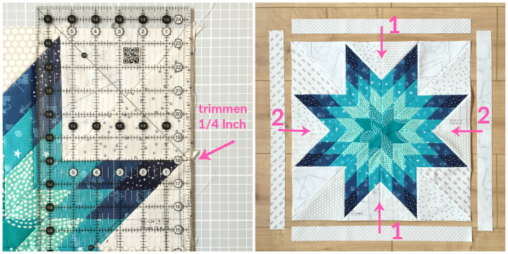 Lone Star Quiltblock Tutorial