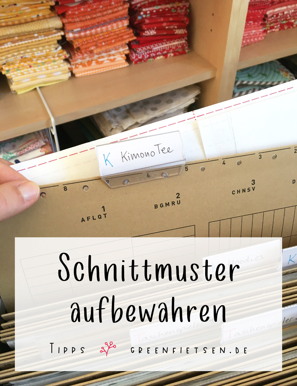 Tipps |Schnittmuster aufbewahren