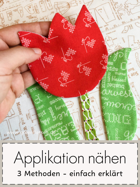 Tutorial Applikation nähen