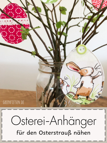 Nähanleitung - Osterei-Anhänger