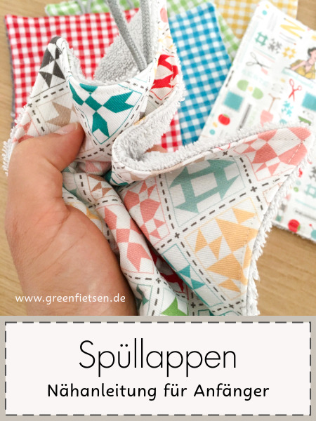 Tutorial Spüllappen nähen