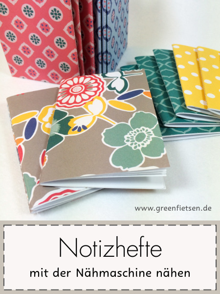 Tutorial Notizhefte nähen