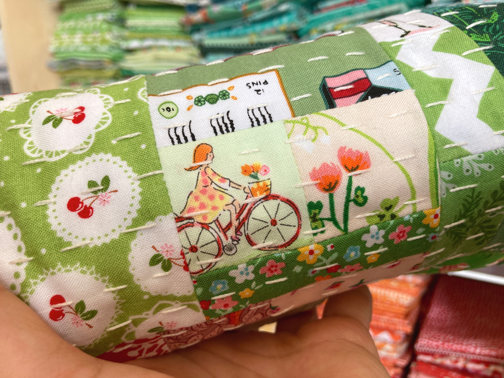 Sew Together Bag aus grünen Motivstoffen