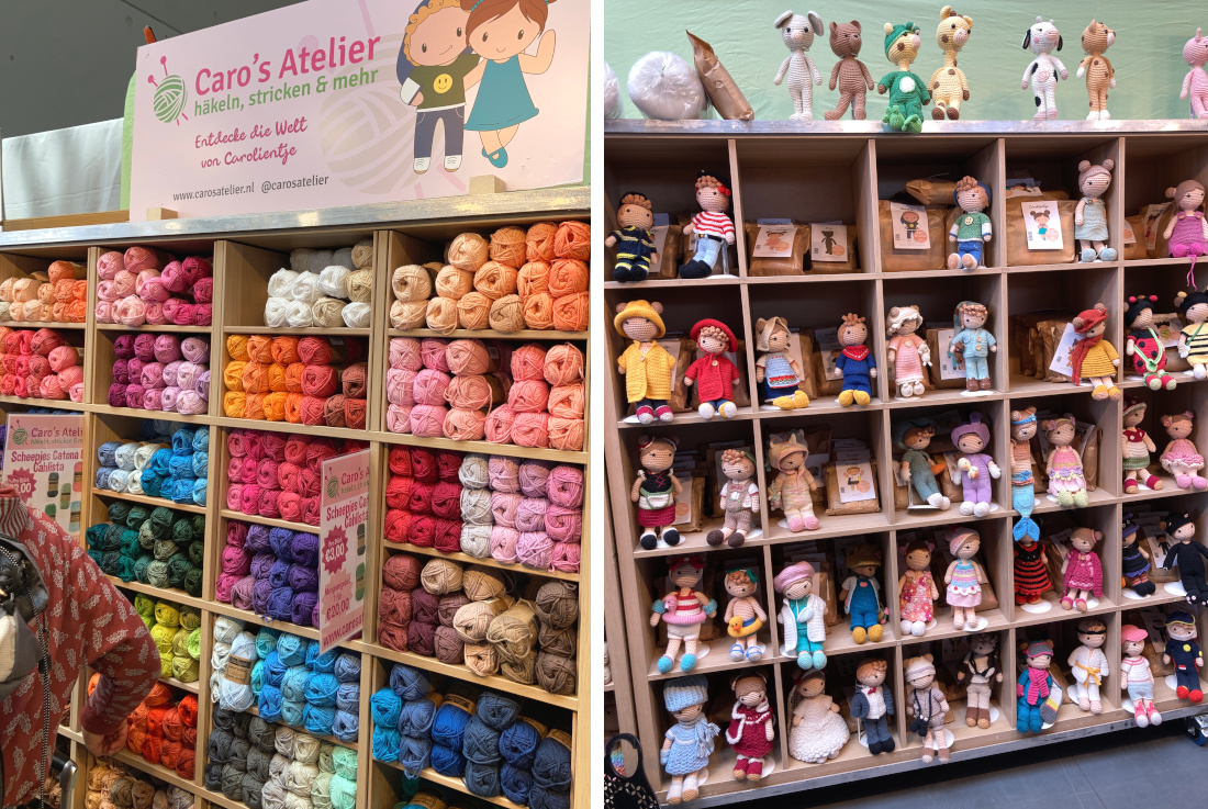 Stand "Caro's Atelier" auf der Nadelwelt in Karlsruhe 2026